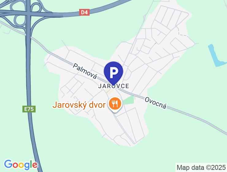 Prenájom podzemného garážového státia v Jarovciach