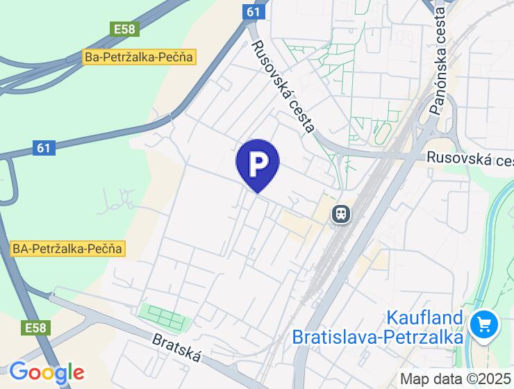 Prenájom podzemného parkovacieho miesta v Bratislave - Petržalka