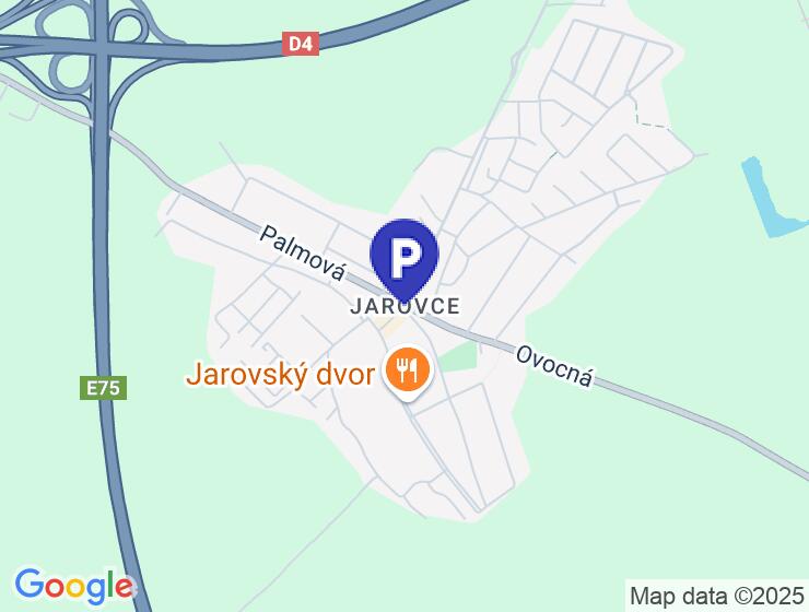 Prenájom podzemného parkovacieho miesta v Jarovciach