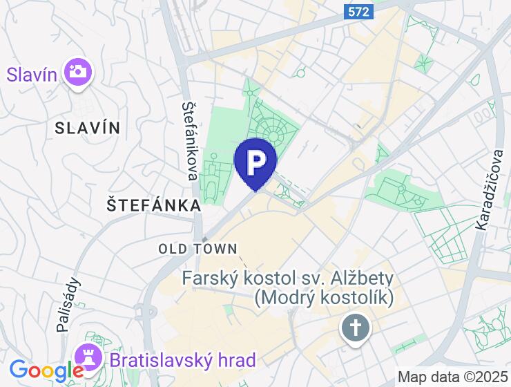Prenájom podzemného parkovacieho miesta v Starom Meste