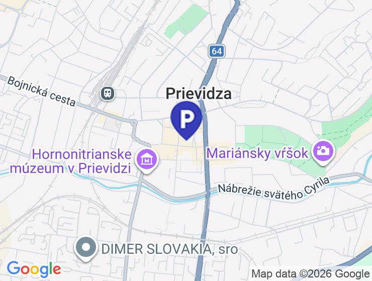 Prenájom priestrannej garáže 30 m² v Prievidzi