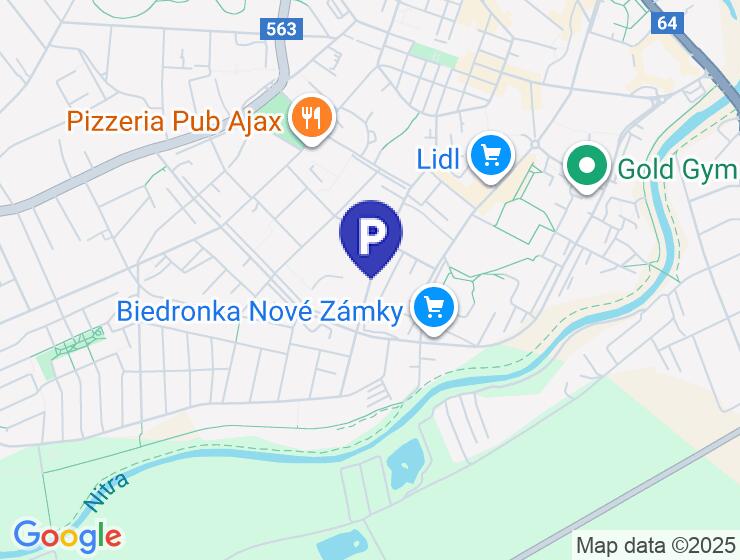 Prenájom priestrannej garáže na Hradnej ulici v Nových Zámkoch