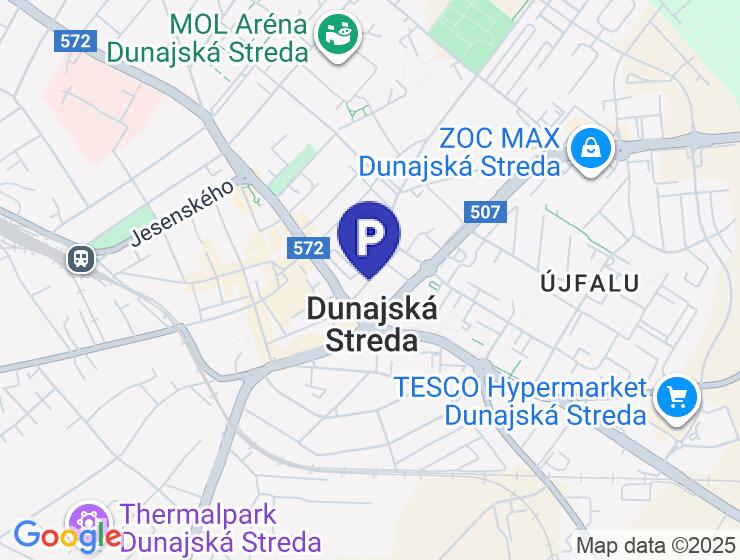 Prenájom priestrannej podzemnej garáže v Dunajskej Strede