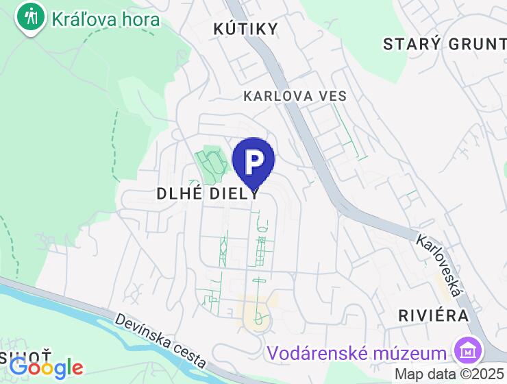 Prenájom samostatnej garáže Dlhé Diely