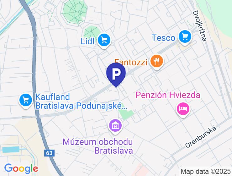Prenájom samostatnej garáže na Podzáhradnej ulici