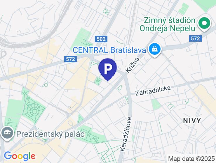 Prenájom širokého  garážové státia v Starom meste