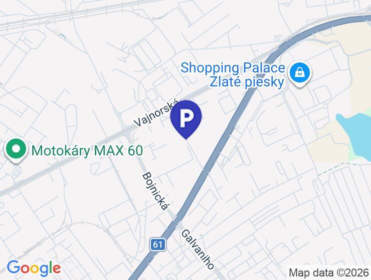 Prenájom spevnenej plochy 650 m² na Nová Rožňavská v Bratislave
