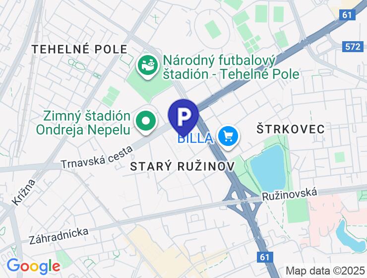 Prenájom uzamykateľného garážového státia na Ondavskej ulici