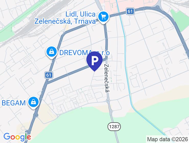 Prenájom uzamykateľnej garáže v Trnave s elektrinou
