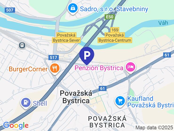 Prenájom vetranej garáže v Považskej Bystrici na ul. Okružná