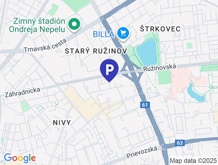 Prenájom vnútorného garážového státia na Mraziarenskej v BA 2