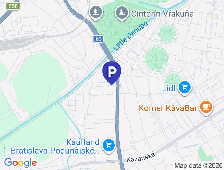 Prenájom vnútorného garážového státia s kobkou v Laurin Dvor