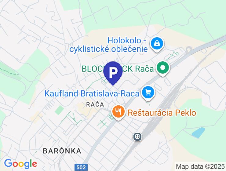 Prenájom vnútorného garážového státia v Bratislave-Rači