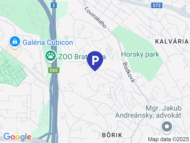 Prenájom vnútorného garážového státia v Bratislave