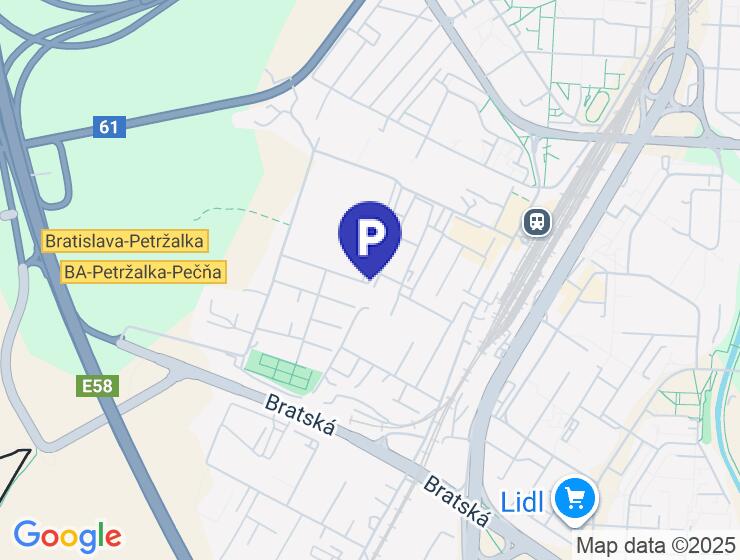 Prenájom vnútorného garážového státia v Petržalke