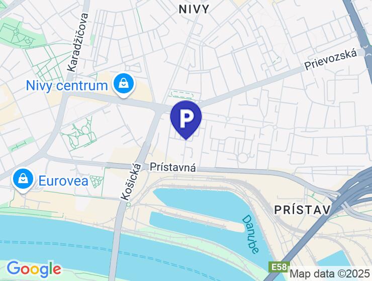 Prenájom vnútorného parkovacieho miesta v garáži Klingerka, Bratislava