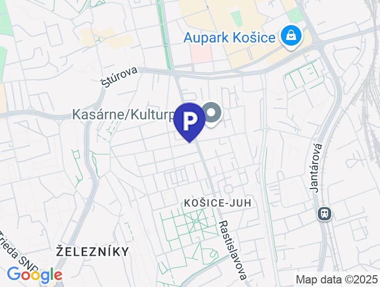 Prenájom vnútorného parkovacieho miesta v Košiciach