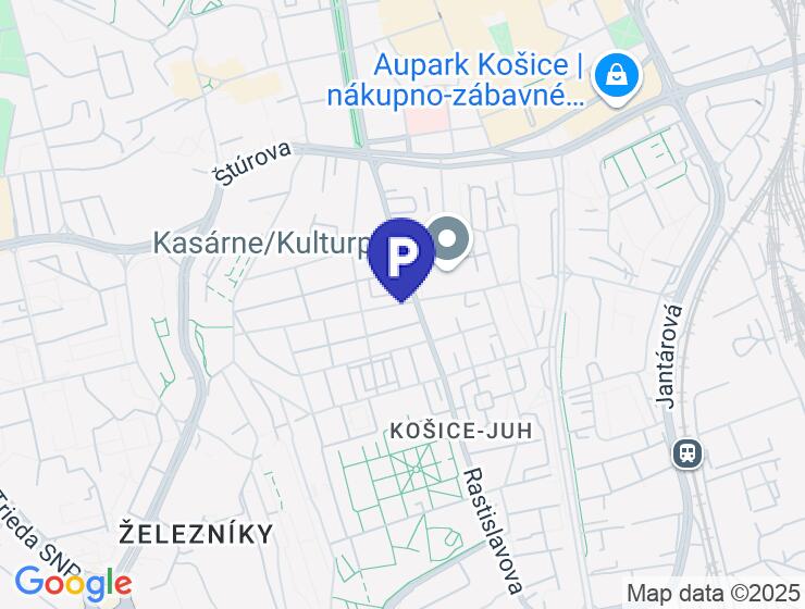 Prenájom vnútorného parkovacieho miesta v novostavbe blízko centra Košíc