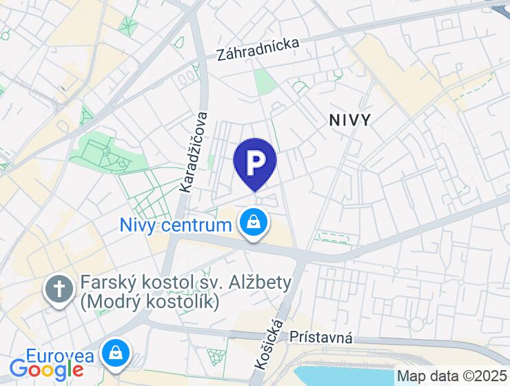 Prenájom vnútorného parkovacieho miesta v projekte Zwirn, BA Nivy