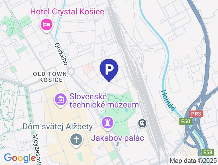 Prenájom vnútorného parkovacieho miesta v Rezidencii Park Košice