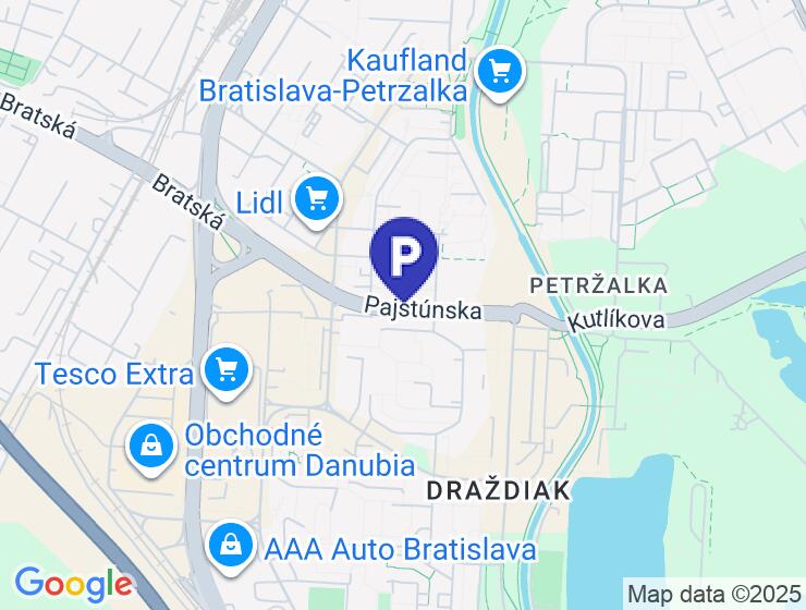 Prenájom vnútorného parkovacieho miesta v Skybox Petržalka