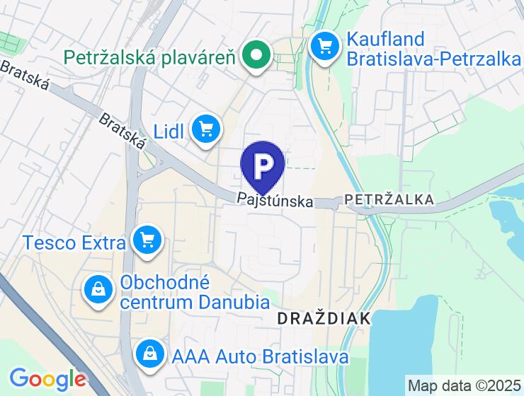 Prenájom vnútorného parkovacieho miesta v Skybox Petržalka