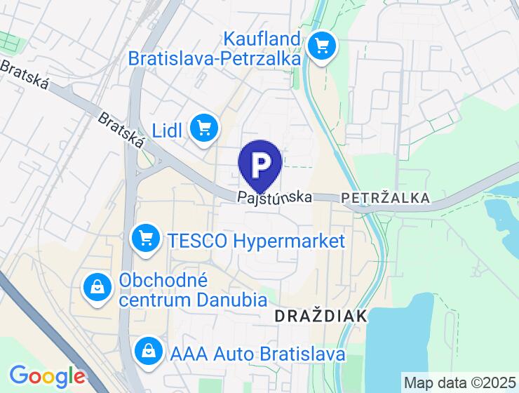 Prenájom vnútorného parkovacieho miesta v Skybox Petržalka