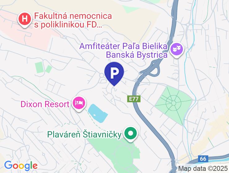 Prenájom vnútorného parkovacieho státia v Banskej Bystrici, Belveder