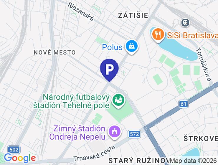Prenájom vnútorného parkovacieho státia v komplexe III Veže, Bajkalská
