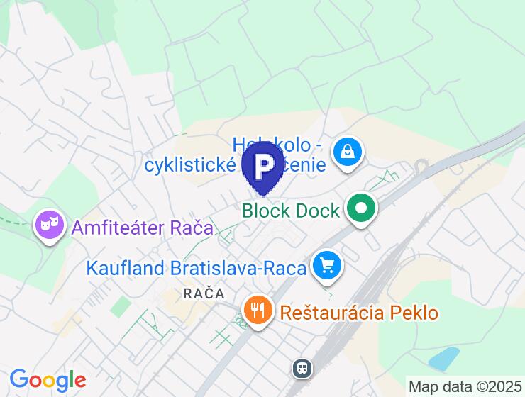 Prenájom vonkajších parkovacích miest v Bratislave-Rači