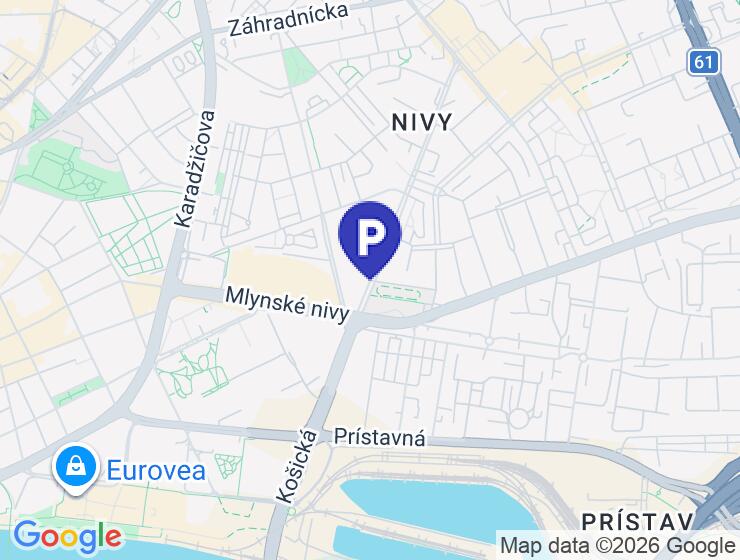 Prenájom vonkajších parkovacích miest v projekte Zwirn 1
