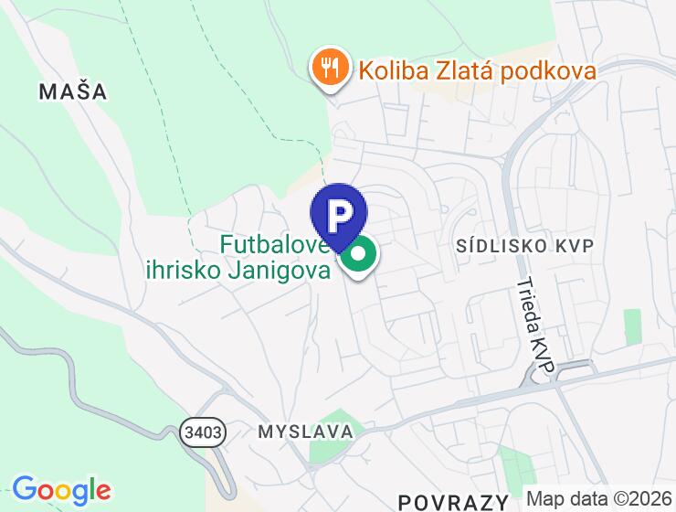 Prenájom vonkajšieho parkovacieho miesta na ulici Klimkovicova