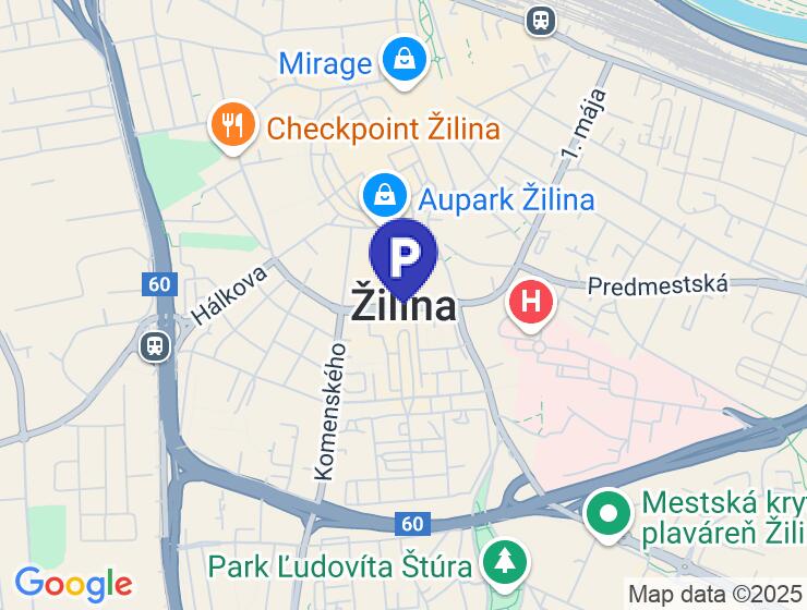 Prenájom vonkajšieho parkovacieho miesta pri Amfiteátri v Žiline