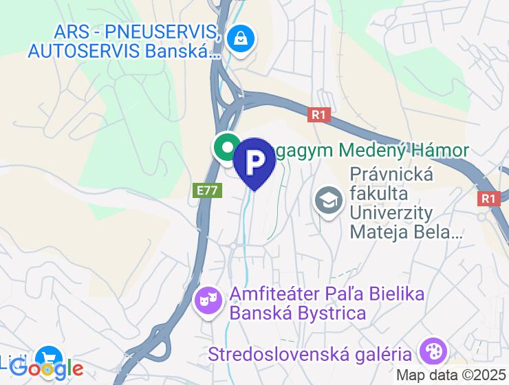 Prenájom vonkajšieho parkovacieho miesta v Banskej Bystrici