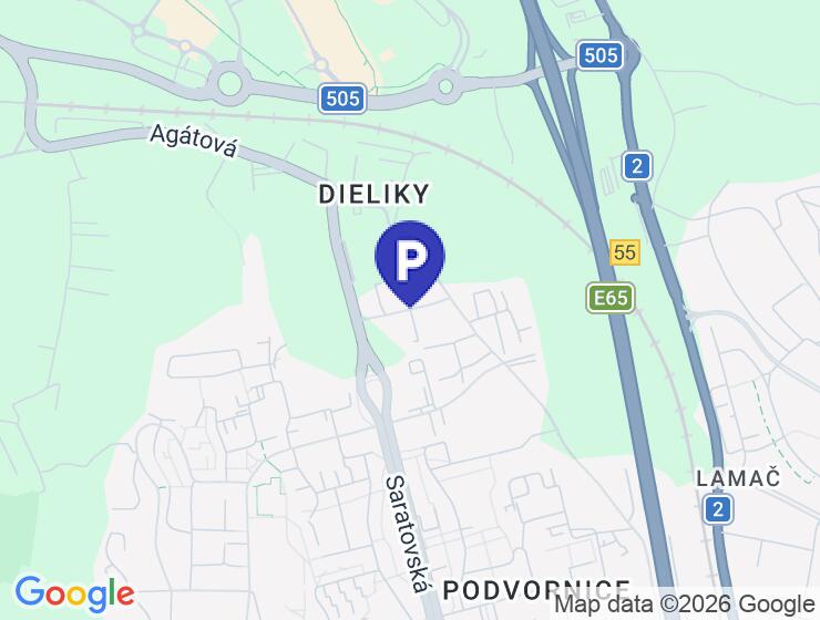 Prenájom vonkajšieho parkovacieho miesta v Dúbravách, Bratislava IV
