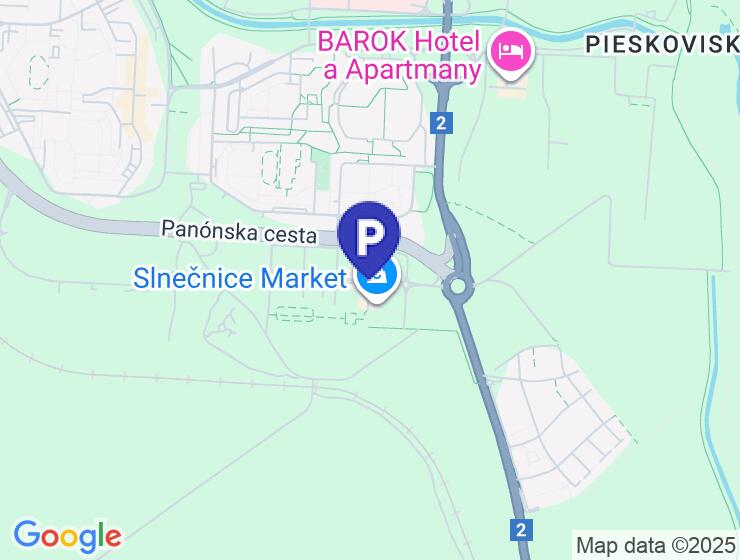 Prenájom vonkajšieho parkovacieho miesta v Slnečniciach Mesto A1