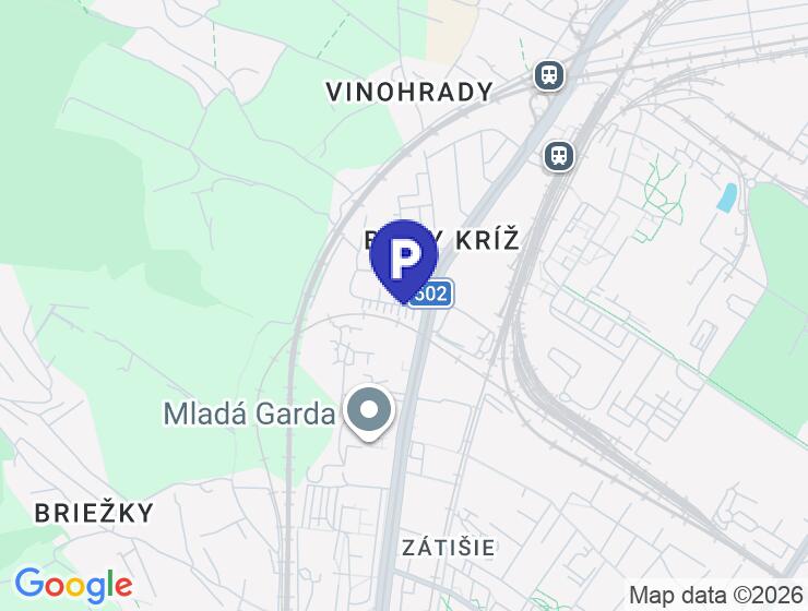 Prenájom vonkajšieho parkovacieho státia – Biely kríž / Skalická cesta