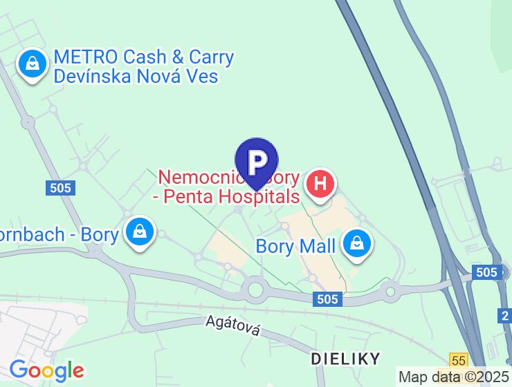 Prenájom vonkajšieho parkovacieho státia na Hany Ponickej, Bratislava