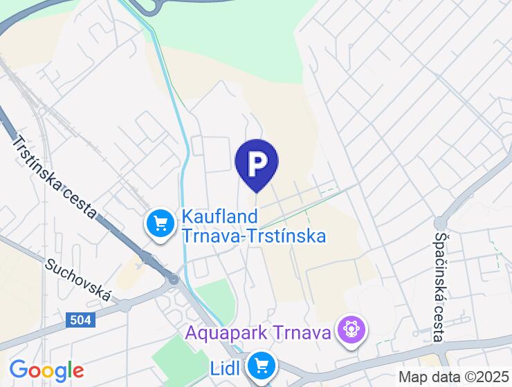 Prenájom vonkajšieho parkovacieho státia na ulici Cukrová