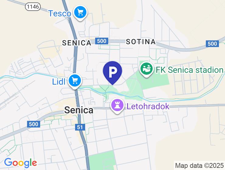 Prenájom vonkajšieho parkovacieho státia v centre Senice