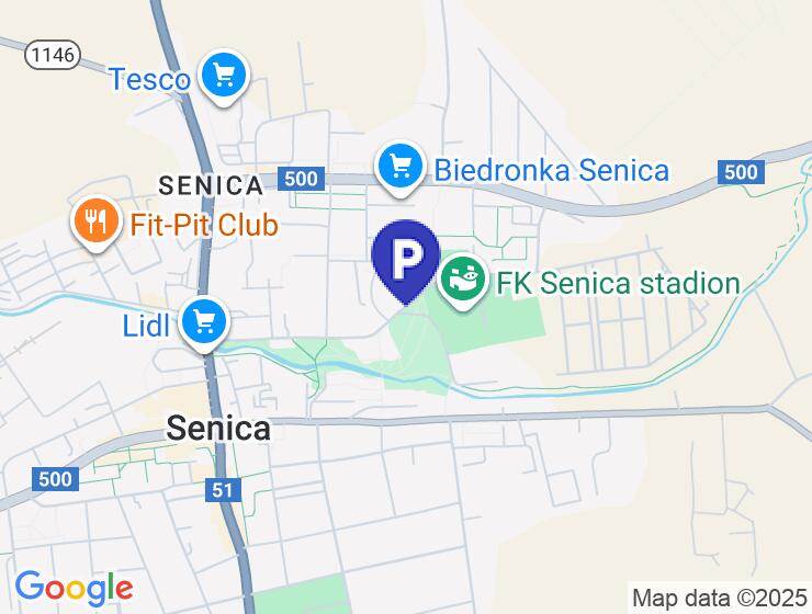 Prenájom vonkajšieho parkovacieho státia v centre Senice na Sadovej ulici