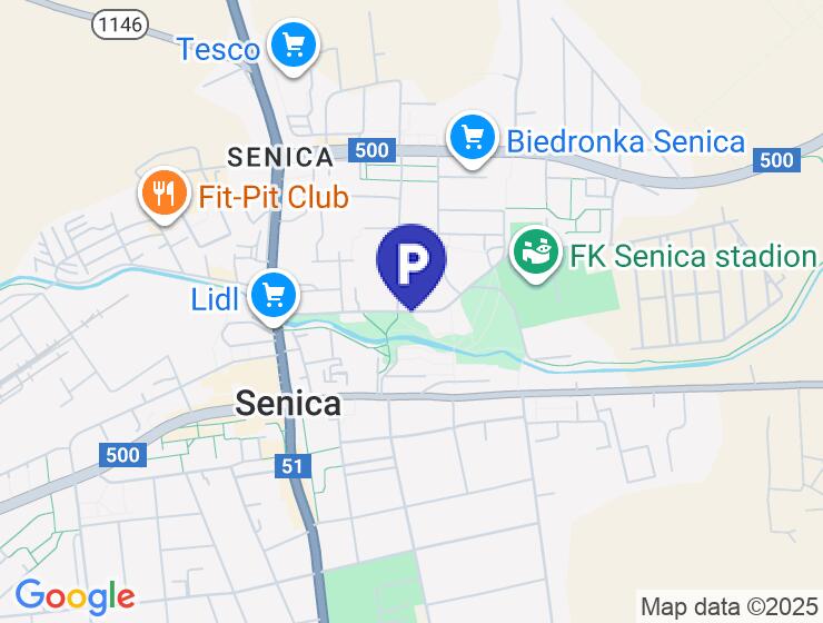 Prenájom vonkajšieho parkovacieho státia v centre Senice