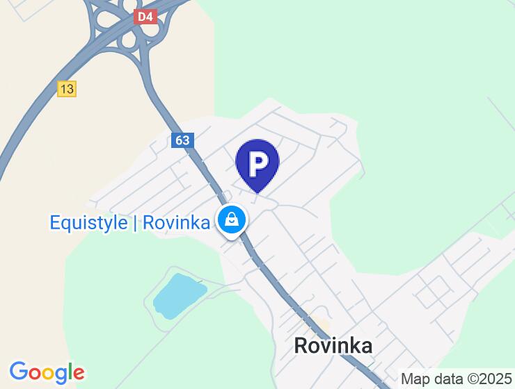 Prenájom vonkajšieho parkovacieho státia v Rovinke