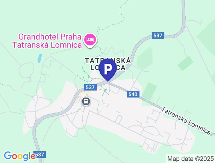 Prenájom vonkajšieho parkovacieho státia v Tatranskej Lomnici
