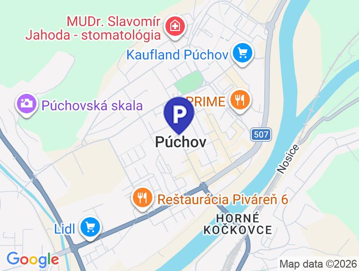 Prenájom vyhradeného parkovacieho státia s mechanickým zabezpečením v Púchove