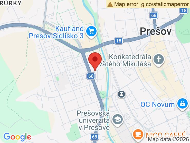 Prenájom zateplenej garáže 20 m² v Prešove na Nábrežnej ulici