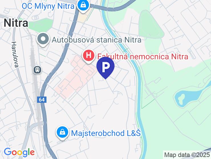 Prenájom zateplenej garáže s elektrinou v Nitre