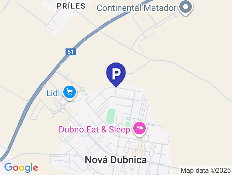 Prenájom zateplenej garáže v Novej Dubnici