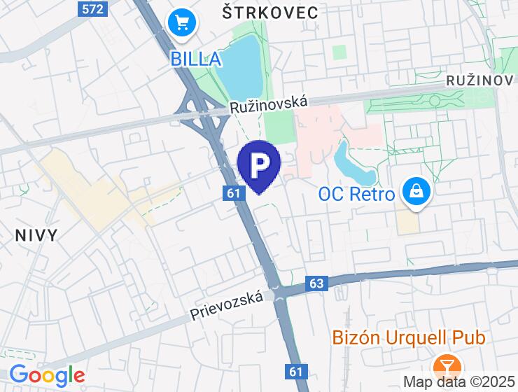 Prenaj.vnútorné PS na Jégého v Ružinove, BA 2