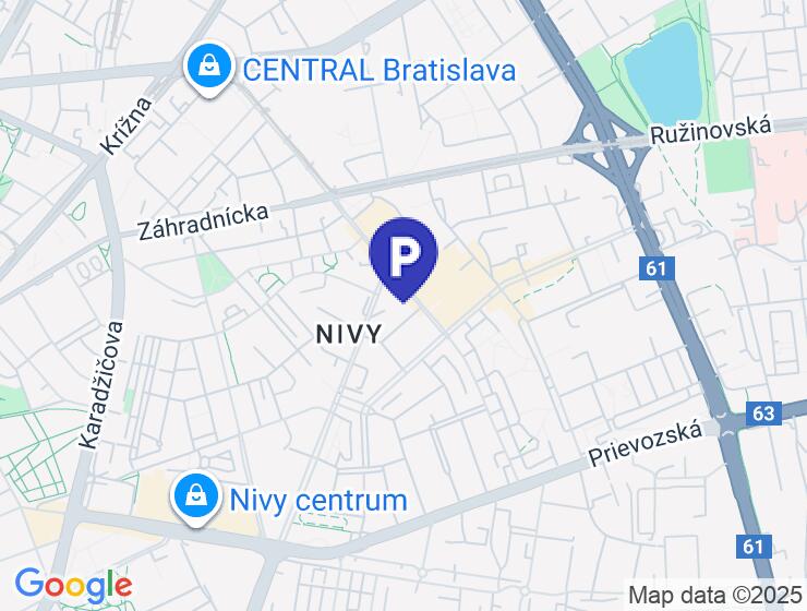 Prenaj.vnútorné PS  na Miletičovej, v Ružinove,  v BA 2